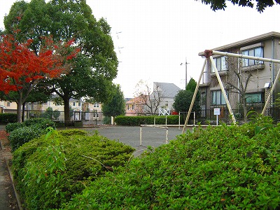 植栽と遊具です。