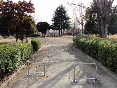 公園の入口です。