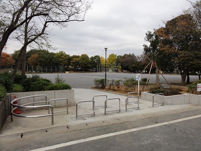 公園の入口です。