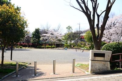 公園の入口です。