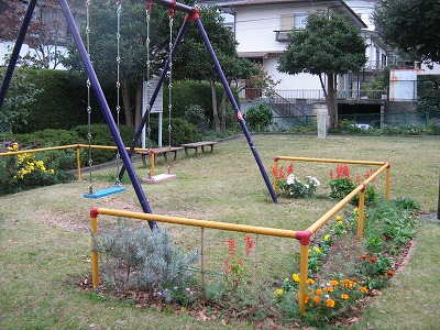 花壇です。