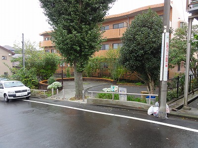公園の入口です。