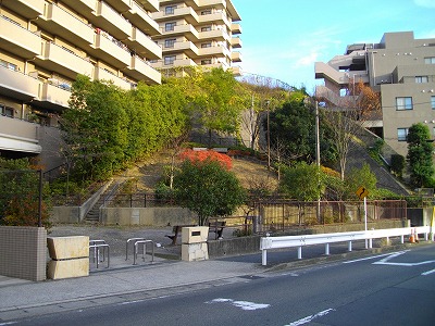 公園の入口です。