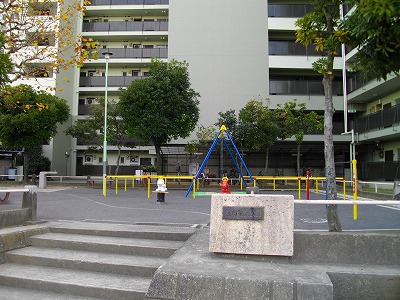 公園の入口です。