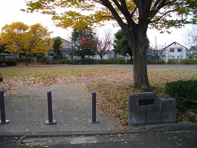 公園の入口です。