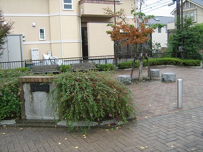 園名石と植栽です。