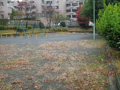 ブランコと広場です。