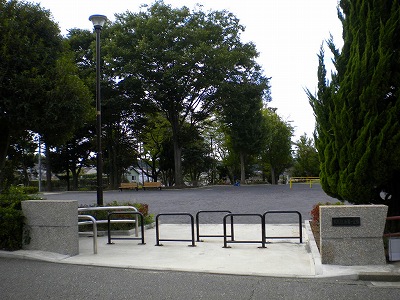 公園の入口です。