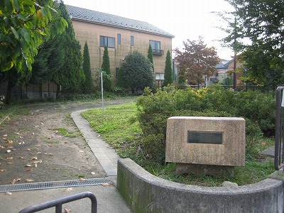 公園の入口です。