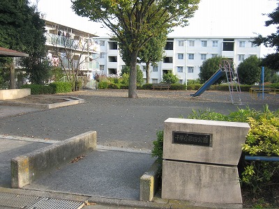 公園の入口です。