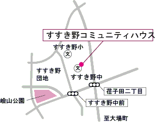 すすき野コミュニティハウス案内図