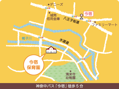 神奈中バス「今宿」徒歩5分