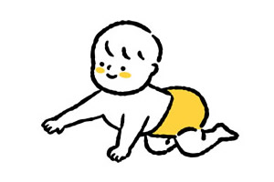赤ちゃんのイラスト