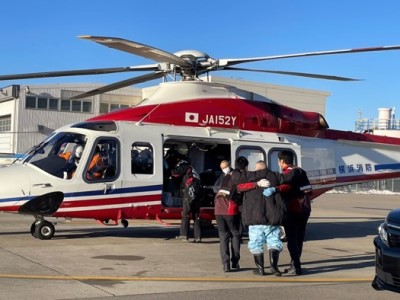 緊急消防援助隊（航空消防隊）の派遣活動その1