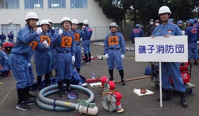 横浜市操法大会の様子です。