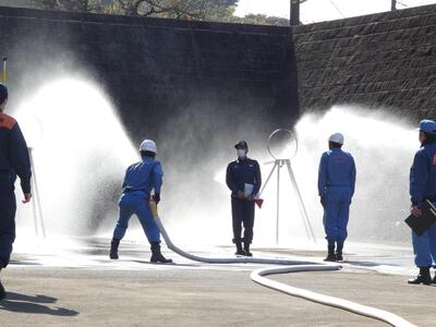 小型ポンプ操法の写真です
