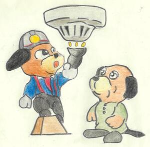 住警器イラスト
