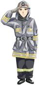 消防士イラスト