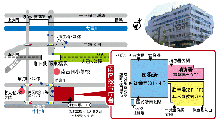 南消防署への地図