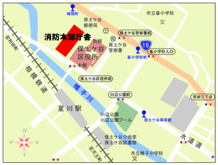 星川駅周辺地図