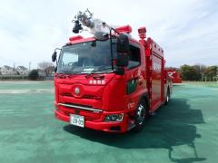 大型化学高所放水車の画像