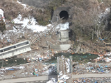 岩手県釜石市唐丹地区の被災状況