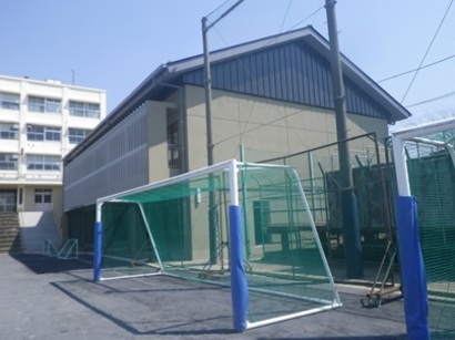 篠原中学校武道場　外観
