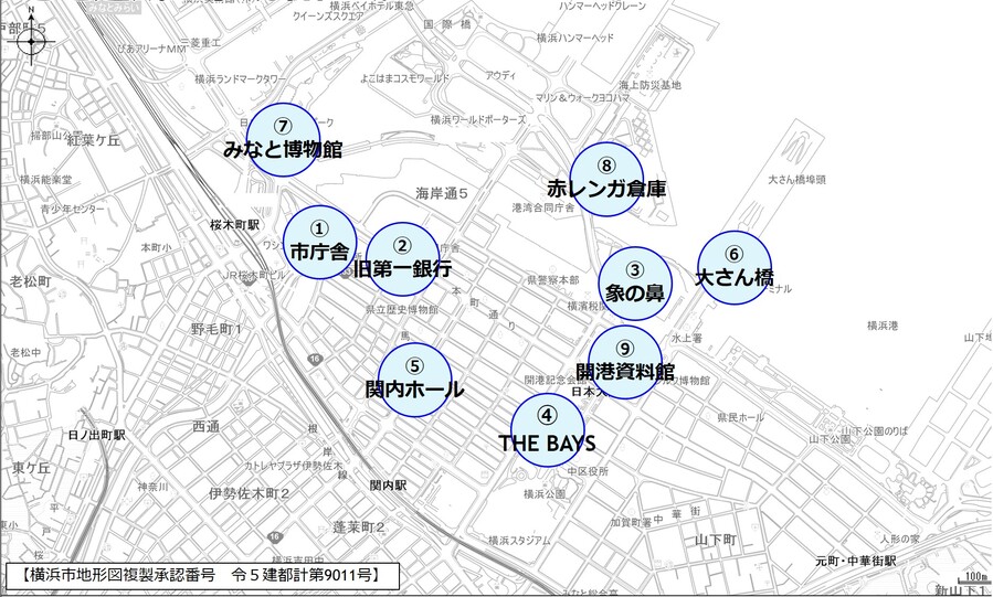 デジタルスタンプラリー地図