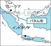 バタム位置地図