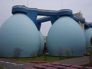南部汚泥資源化センター設備風景