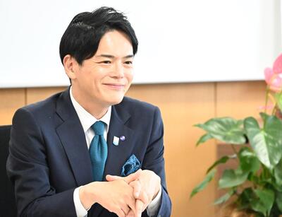 市長の写真。