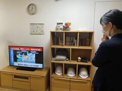 減災トレーニングルームの様子