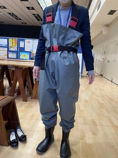 濡れない服に着替え