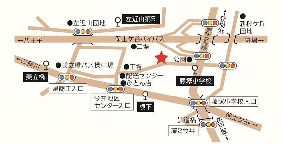 今井地域ケアプラザ周辺地図