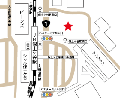 保土ケ谷ケアプラザ周辺地図