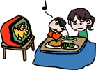 遊び食べ・むら食いのイラスト