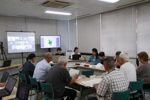 ９月６日役員会の様子