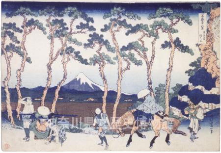 富嶽三十六景東海道程ヶ谷の浮世絵