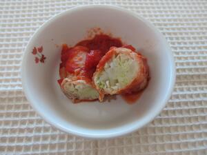 試食例　逆ロールキャベツ