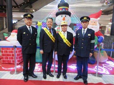 消防署長・区長・安全協会会長・警察署長