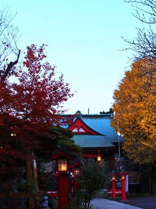 岡村天満宮の紅葉