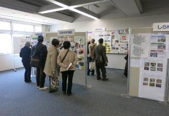 地域福祉保健計画の活動パネル展示の様子