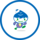 白色シールのマーク