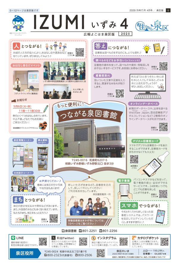 HP広報よこはま泉区版４月号