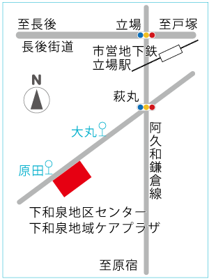 下和泉地区センター地図