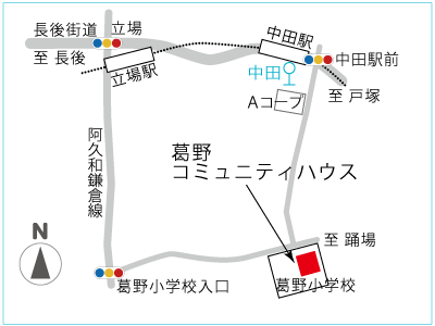 葛野コミュニティハウス地図