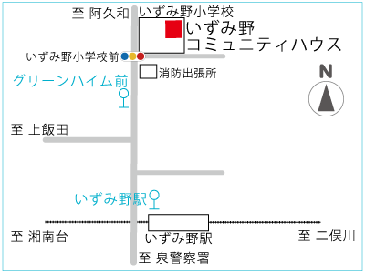 いずみ野コミュニティハウス地図