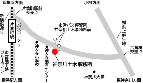 土木事務所への案内図