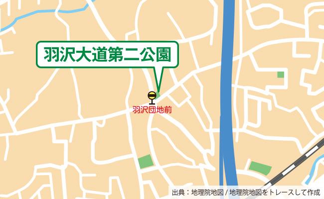 公園の位置図