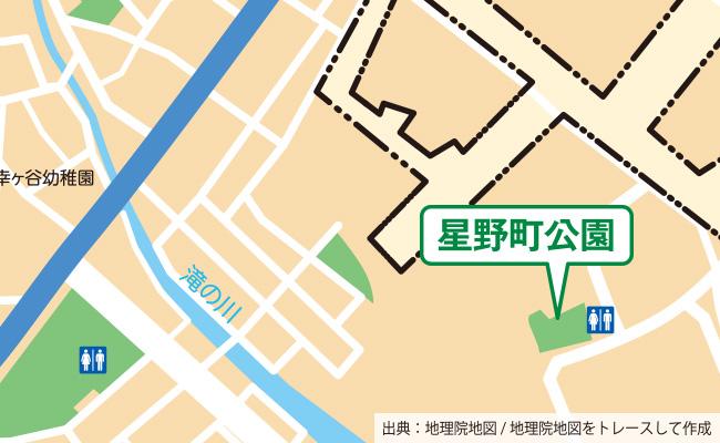 公園の位置図